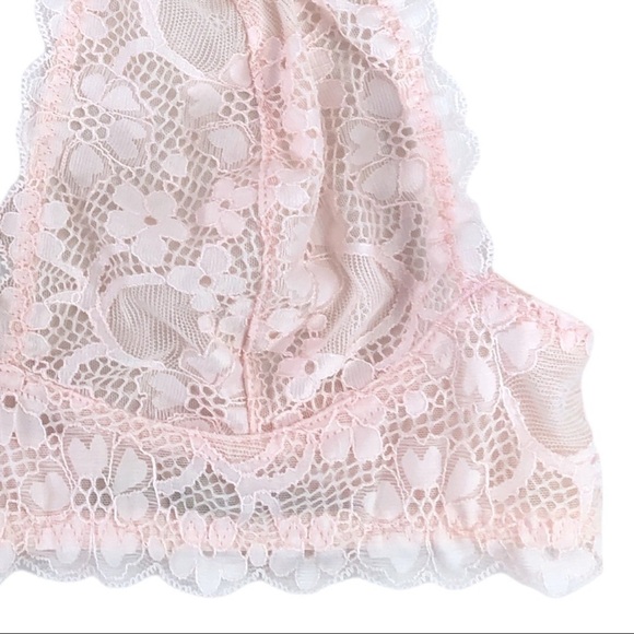 Intimately, Free People - Lace Halter Back Closure Light Pink - Small - Picture 4 of 7